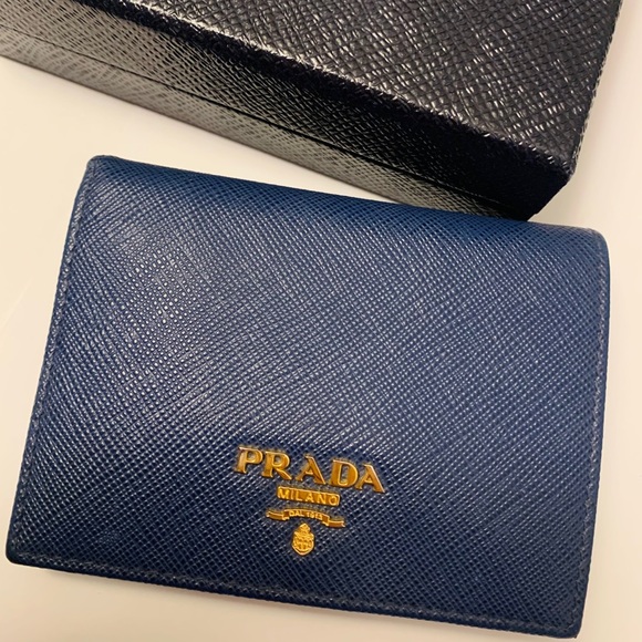Prada logo-plaque folding wallet - Picture 2 of 7